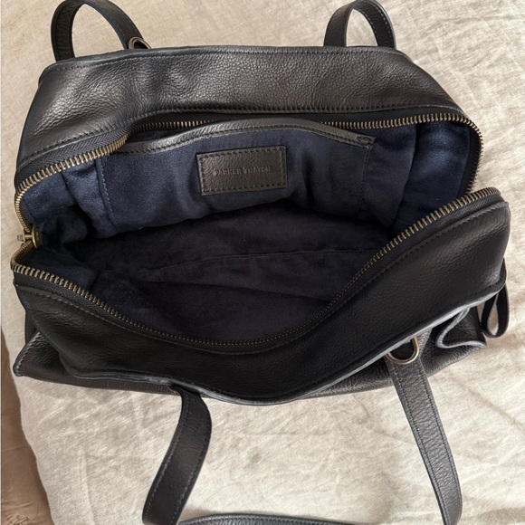 Medium Jack Heritage Leather Bag - Black - Picture 3 of 4